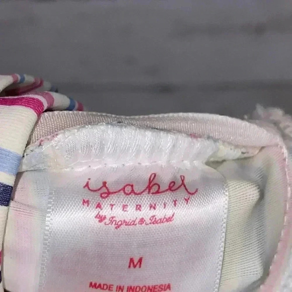 Isabella Maternity Stripe Tankini - Picture 3 of 3